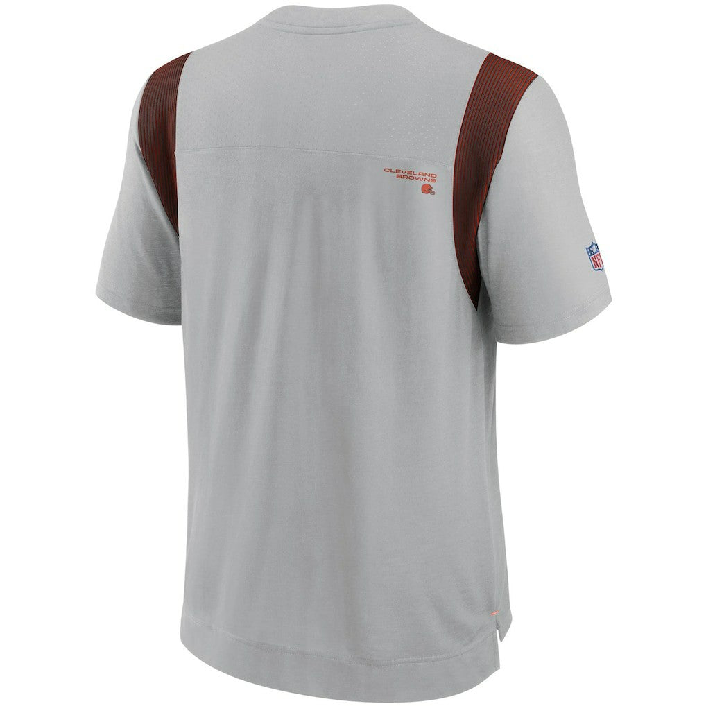 Cleveland Browns Sideline Player UV Performance T-Shirt Gray | Nike for Sale