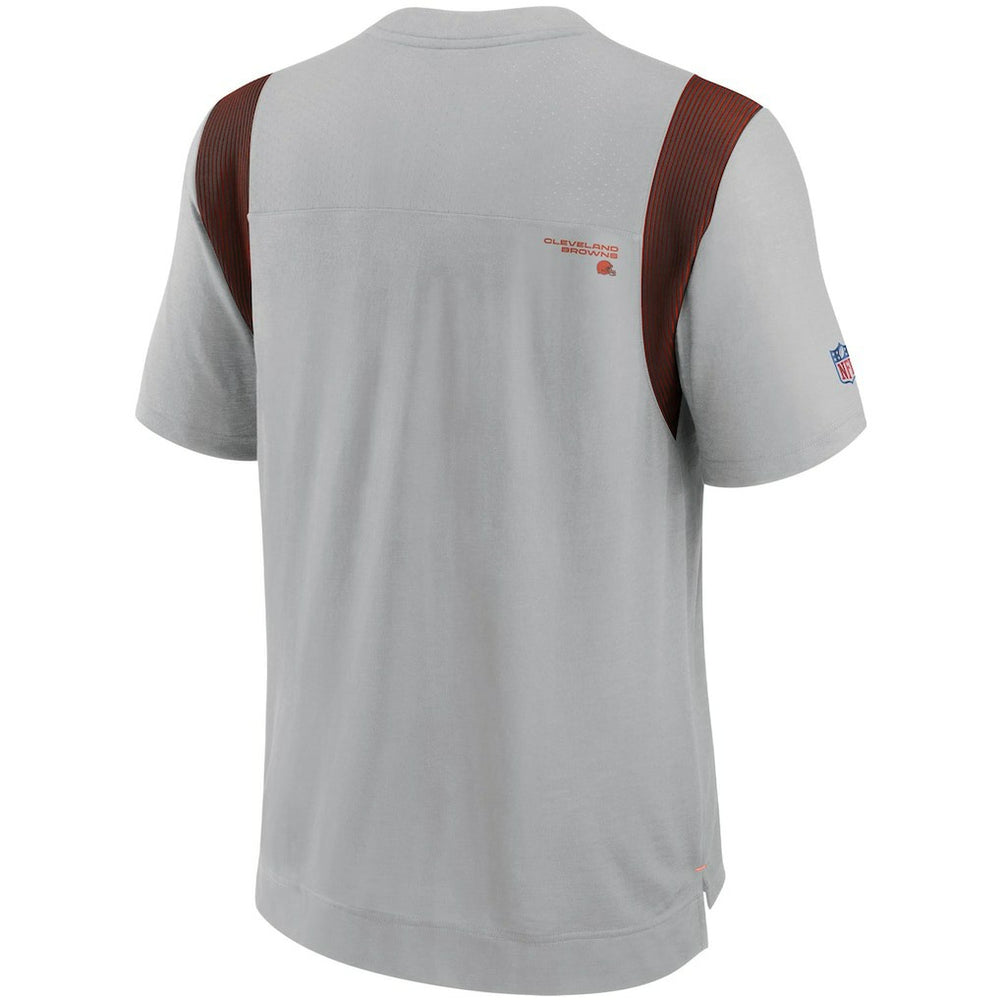Cleveland Browns Sideline Player UV Performance T-Shirt Gray | Nike for Sale
