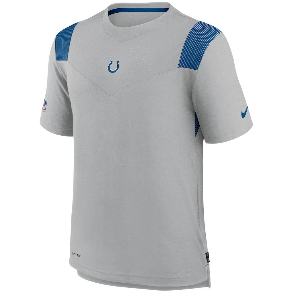 Indianapolis Colts Sideline Player UV Performance T-Shirt Gray | Nike for Sale