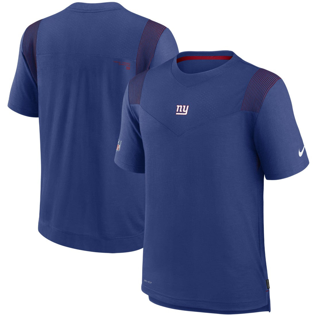 New York Giants Sideline Player UV Performance T-Shirt Royal | Nike for Sale