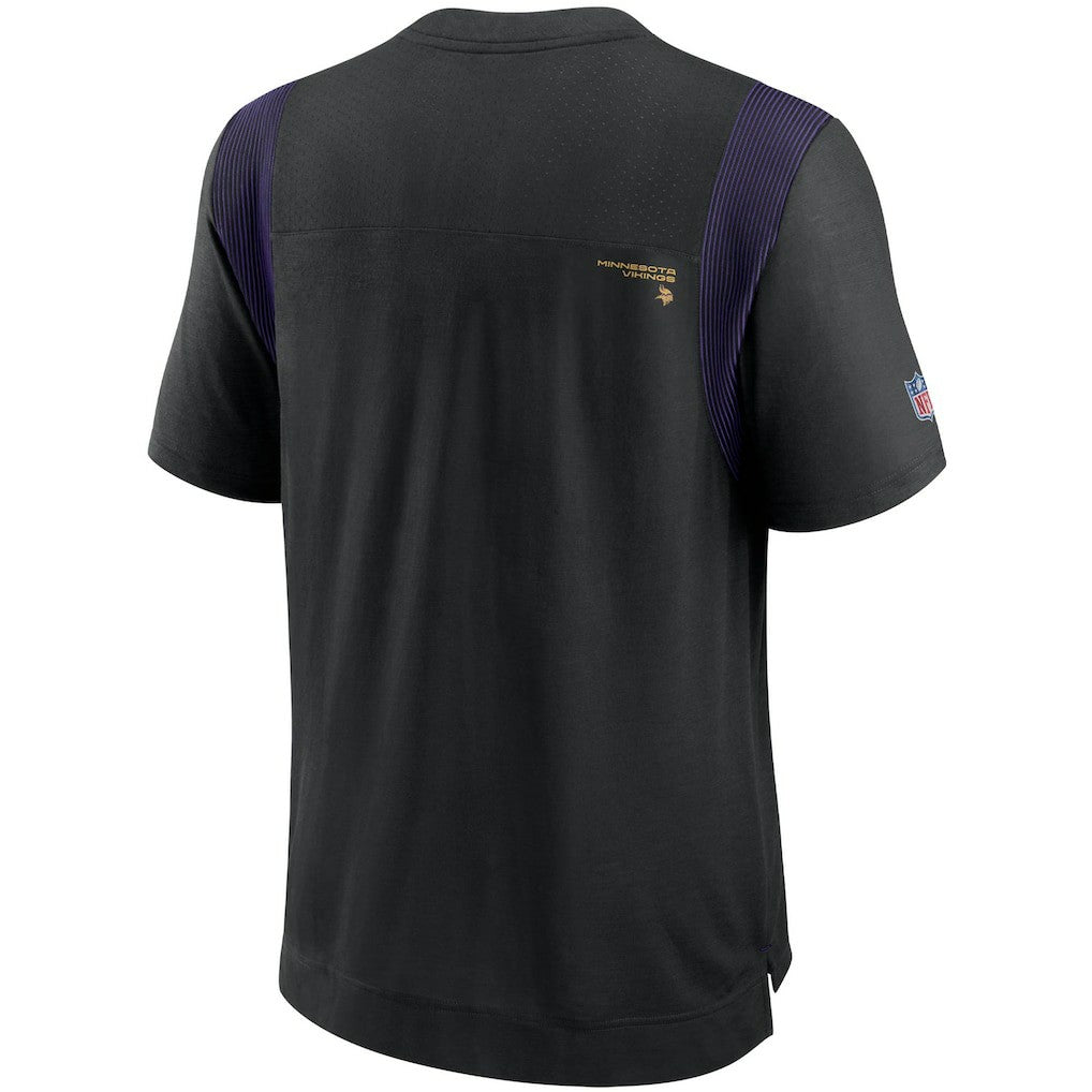 Minnesota Vikings Sideline Player UV Performance T-Shirt Black | Nike for Sale