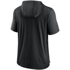 Las Vegas Raiders Performance Hoodie T-Shirt Heathered Charcoal/Black | Nike for Sale