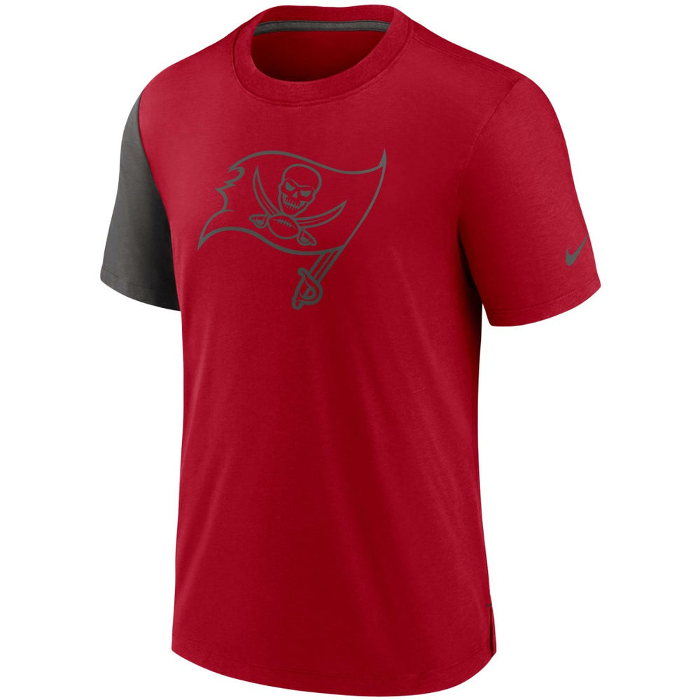 Tampa Bay Buccaneers Pop Performance T-Shirt Red/Pewter | Nike for Sale
