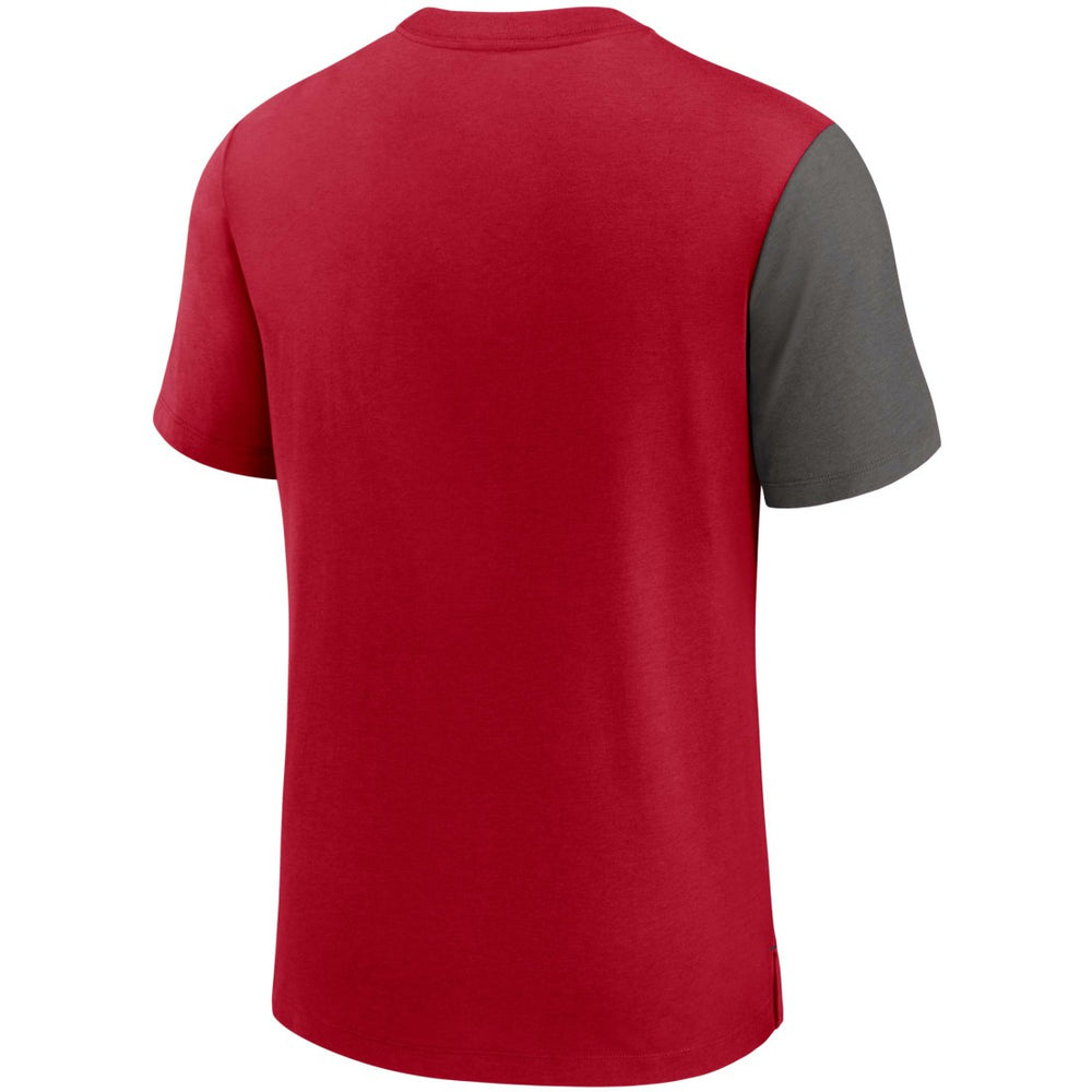 Tampa Bay Buccaneers Pop Performance T-Shirt Red/Pewter | Nike for Sale