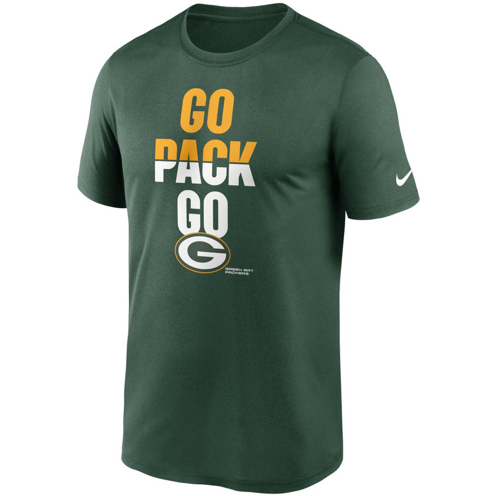 Green Bay Packers Legend Local Phrase Performance T-Shirt Green | Nike for Sale