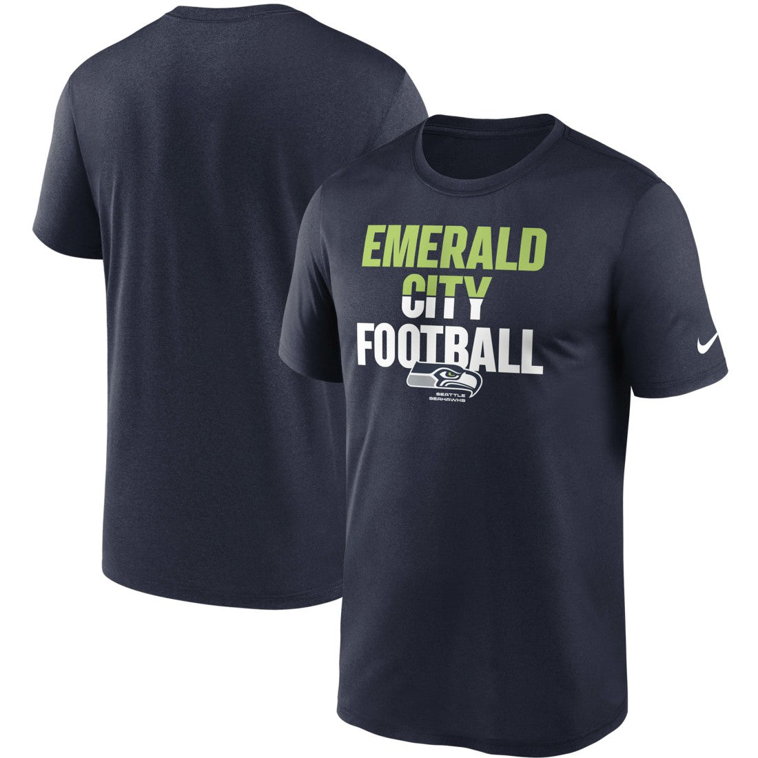 Seattle Seahawks Legend Local Phrase Performance T-Shirt College Navy | Nike for Sale