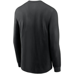 New Orleans Saints Primary Logo Long Sleeve T-Shirt Black | Nike for Sale