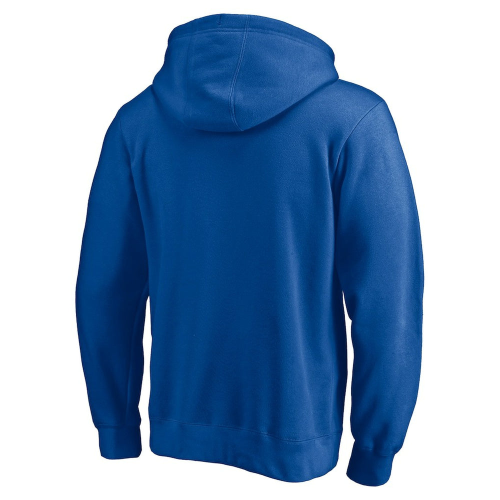 Dallas Mavericks Post Up Hometown Collection Fitted Pullover Hoodie Blue - NBA