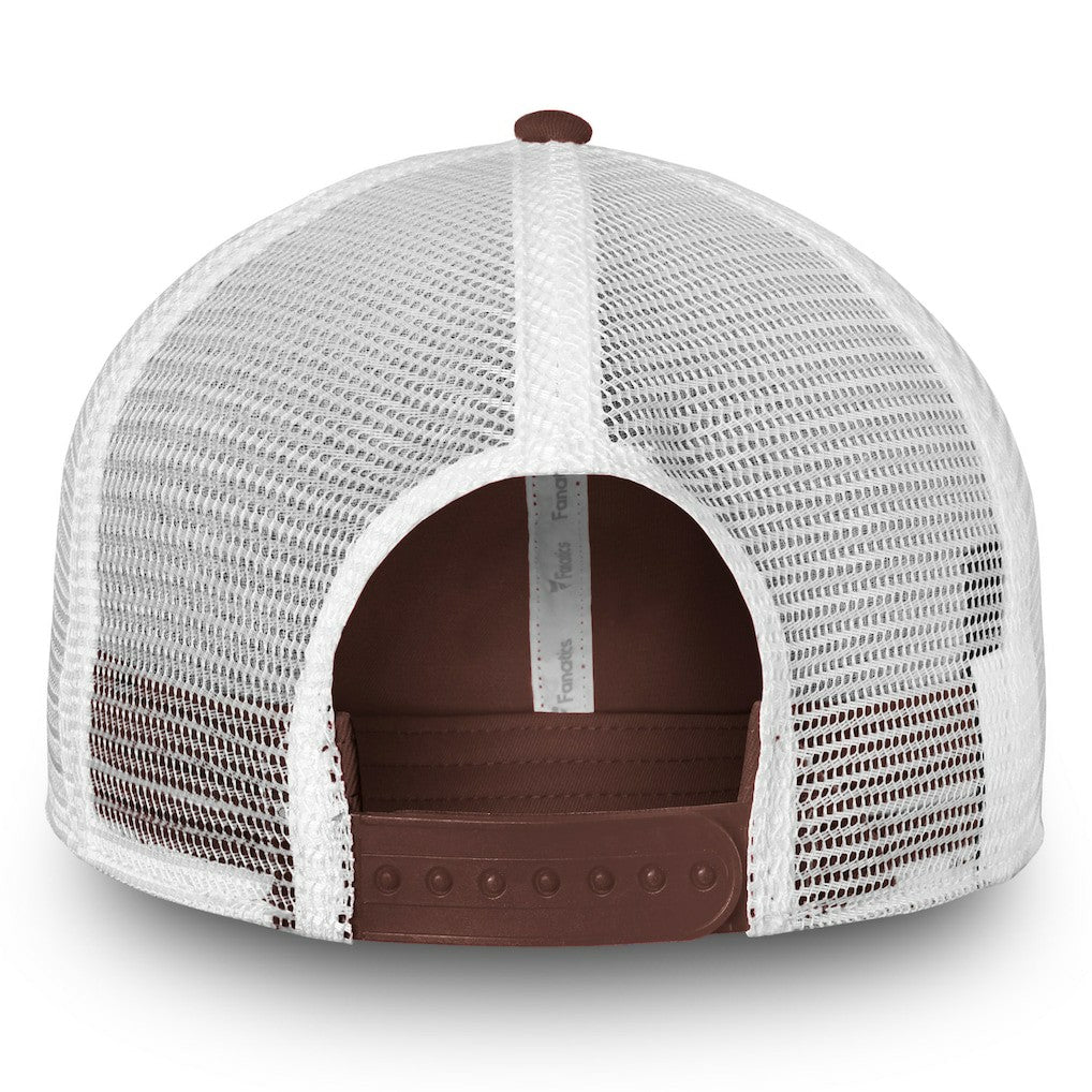 Cleveland Browns Fundamental Trucker Unstructured Adjustable Hat Brown/White | Fanatics