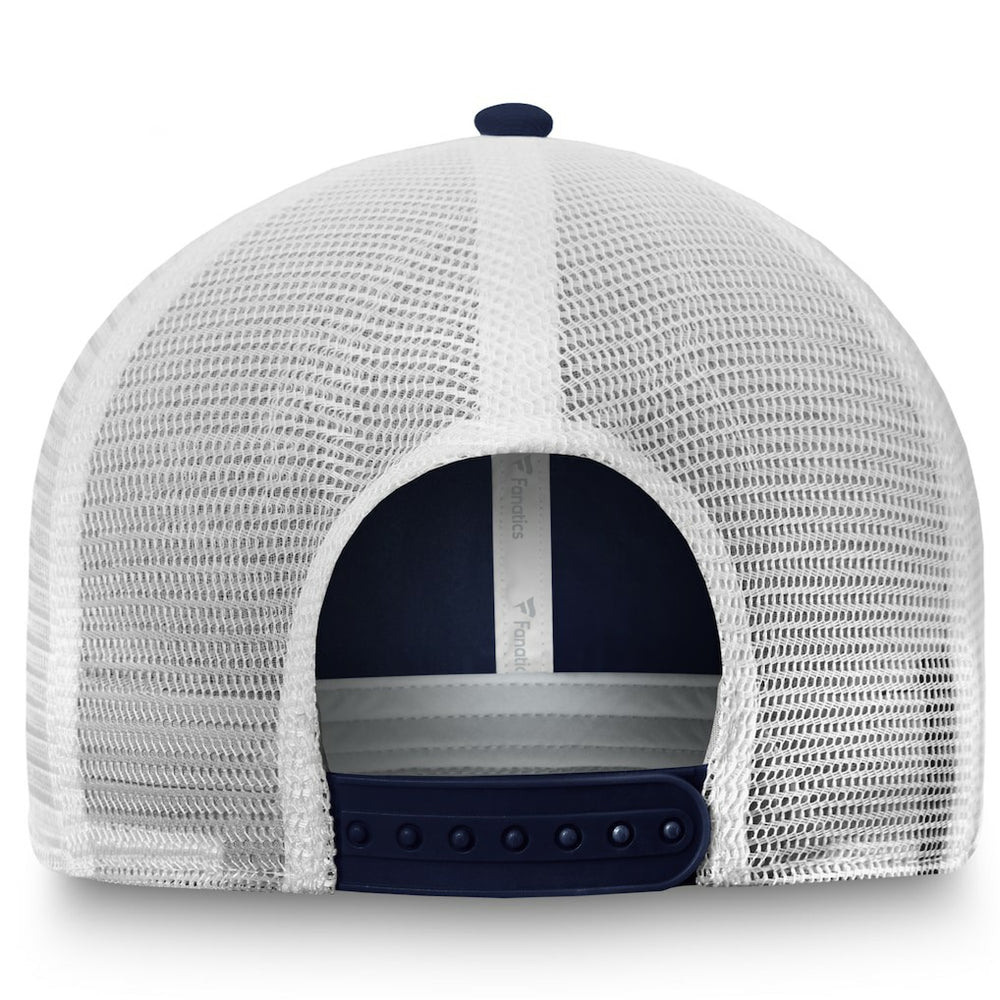 Dallas Cowboys Fundamental Trucker Unstructured Adjustable Hat Navy/White | Fanatics