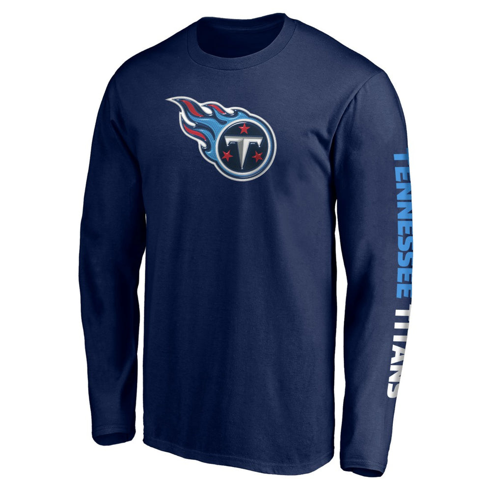 Tennessee Titans Front Runner Long Sleeve T-Shirt Navy | Fanatics