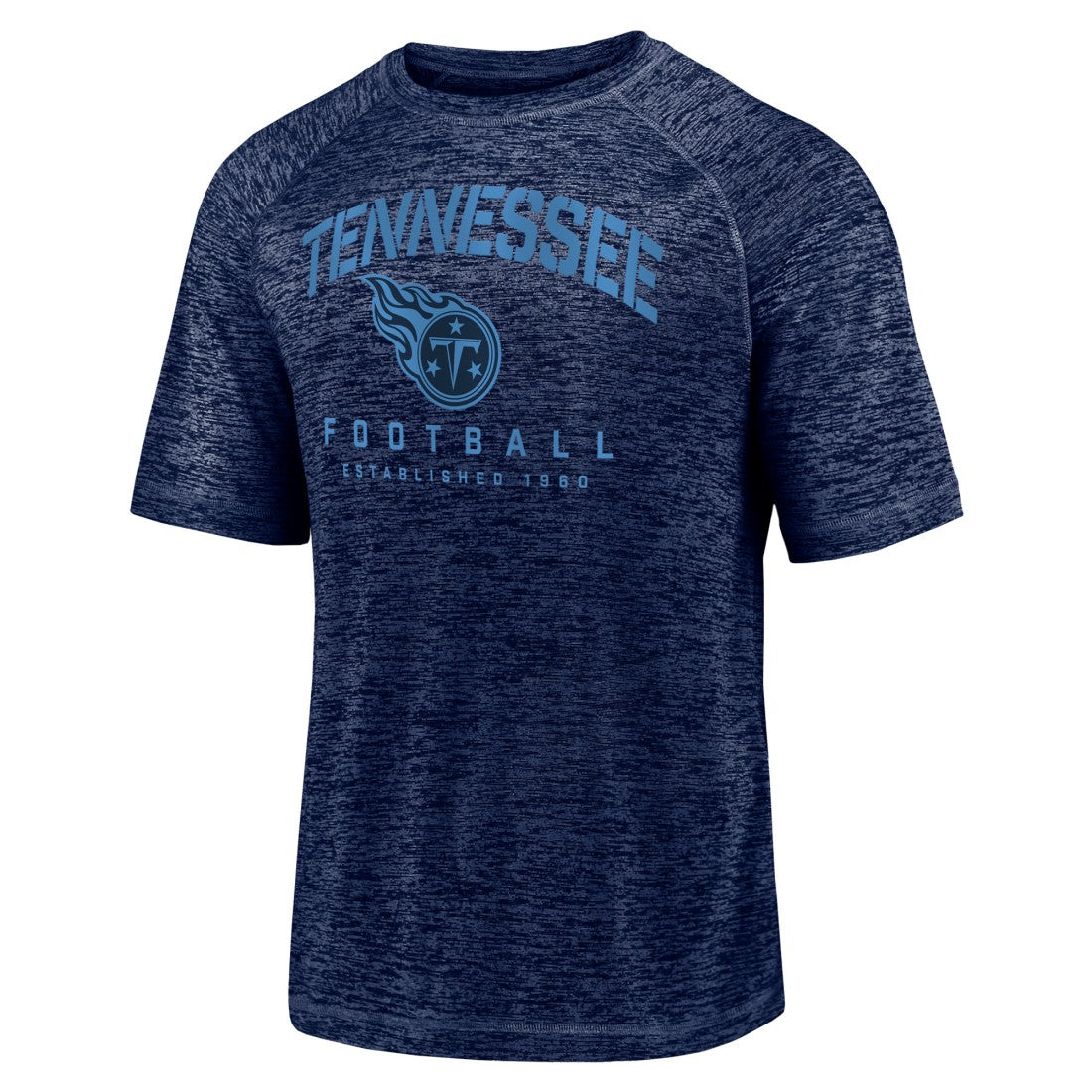Tennessee Titans Shade Battle Ready Raglan Space-Dye T-Shirt Navy | Fanatics