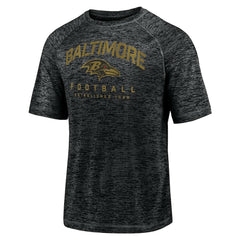 Baltimore Ravens Shade Battle Ready Raglan Space-Dye T-Shirt Black | Fanatics