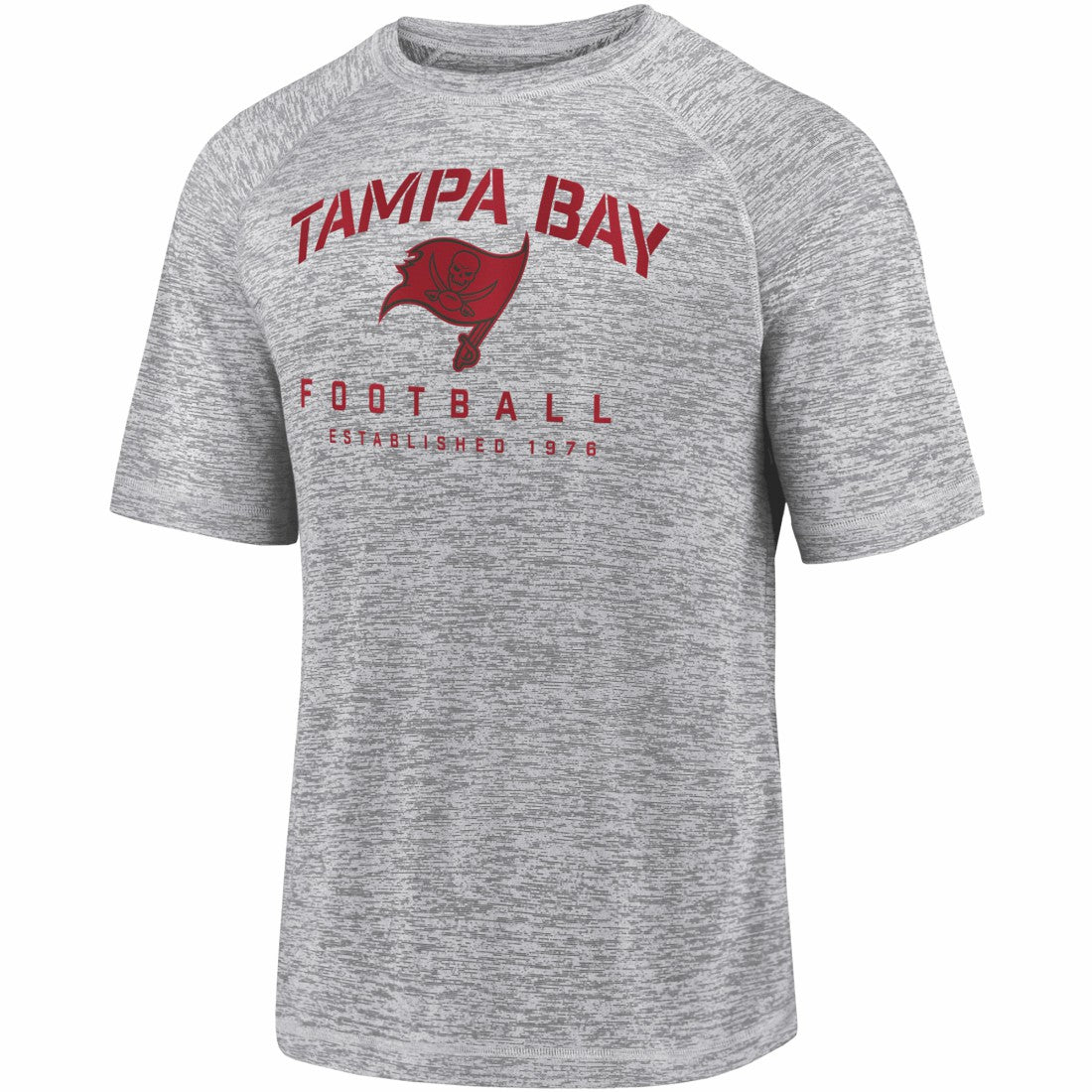Tampa Bay Buccaneers Shade Battle Ready Raglan Space-Dye T-Shirt Gray | Fanatics