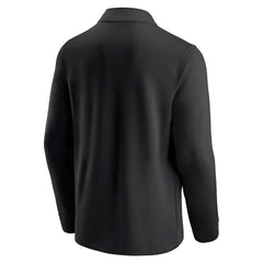 Las Vegas Raiders Block Party Quarter-Zip Jacket Black/Silver | Fanatics