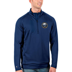 Buffalo Sabres Antigua Generation Quarter-Zip Pullover Jacket - Royal - NHL