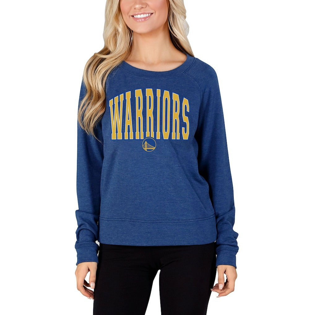 Golden State Warriors Concepts Sport Women's Mainstream Terry Long Sleeve Top Royal - NBA