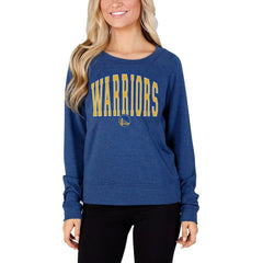 Golden State Warriors Concepts Sport Women's Mainstream Terry Long Sleeve Top Royal - NBA