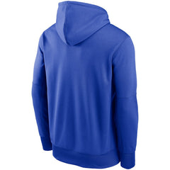 Los Angeles Rams Primary Logo Therma Performance Pullover Hoodie Royal | Nike for Sale