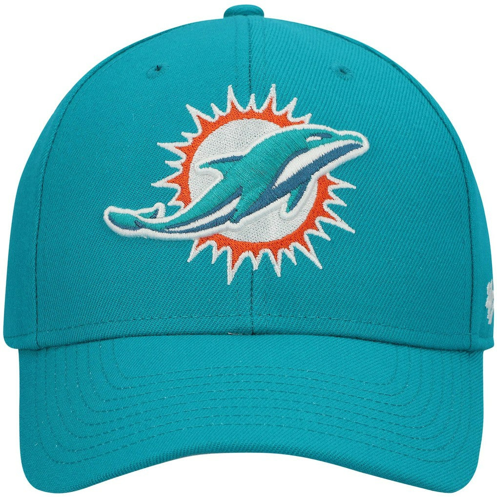 Miami Dolphins '47 Team MVP Adjustable Hat Aqua | 47 brand