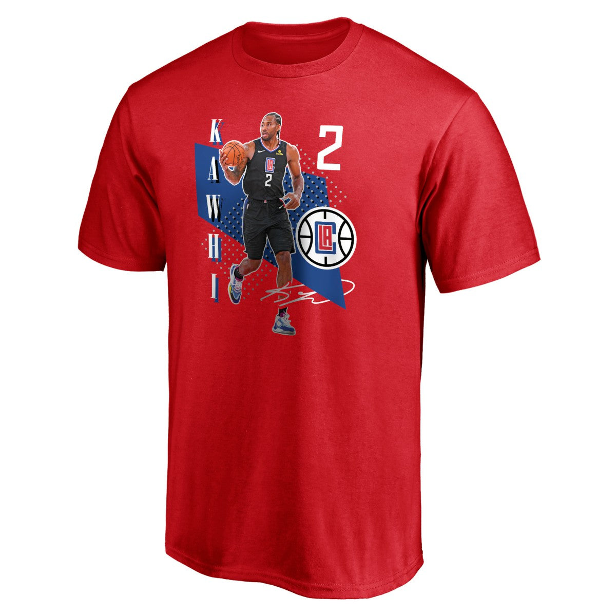 Kawhi Leonard LA Clippers Pick & Roll T-Shirt Red - NBA