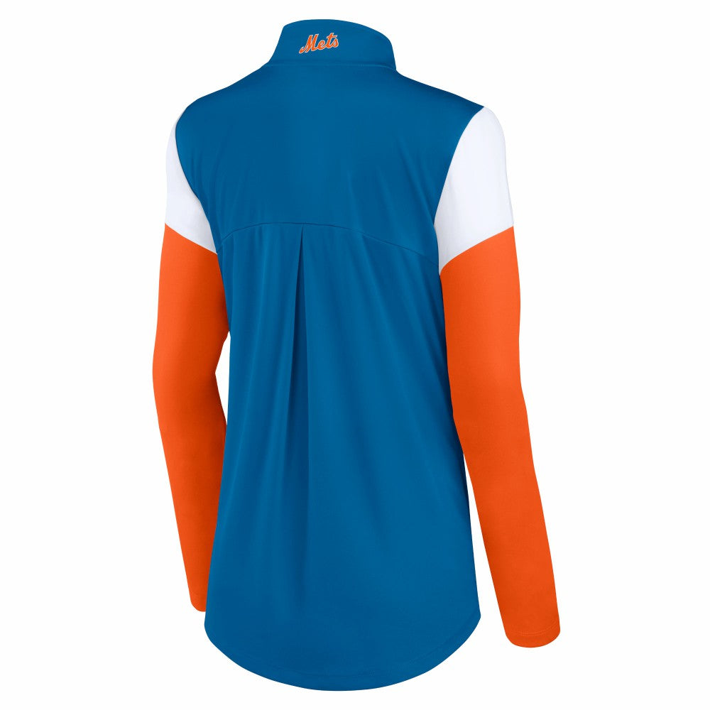 New York Mets Fanatics Women's Authentic Fleece Quarter-Zip Jacket - MLB