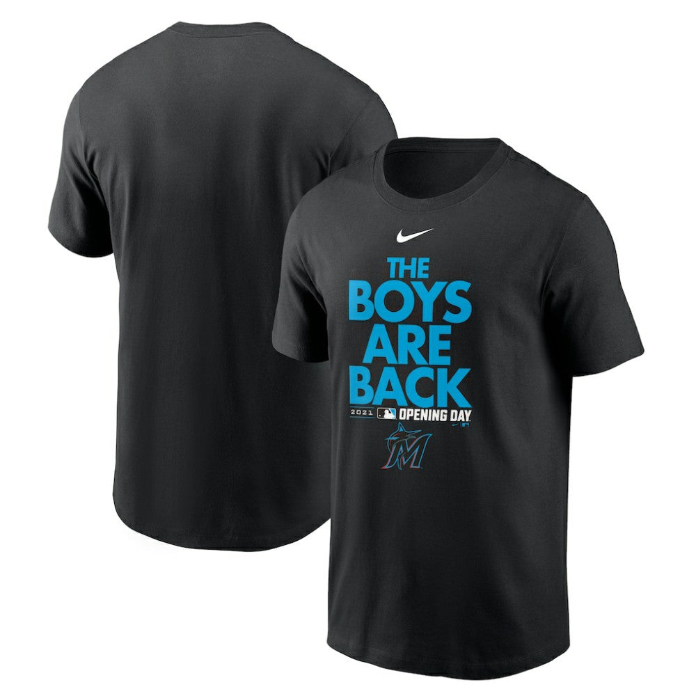 Miami Marlins Nike 2021 Opening Day Phrase T-Shirt - MLB