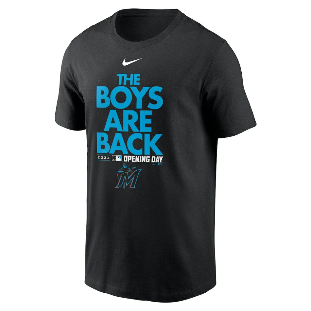 Miami Marlins Nike 2021 Opening Day Phrase T-Shirt - MLB