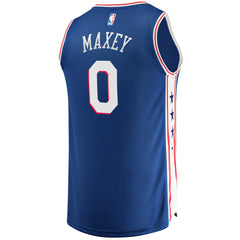 Tyrese Maxey Philadelphia 76ers Fast Replica Jersey Royal Icon Edition - NBA