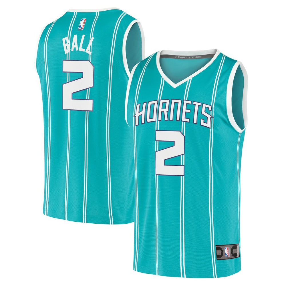 LaMelo Ball Charlotte Hornets Fast Break Replica Jersey Teal Icon Edition - NBA