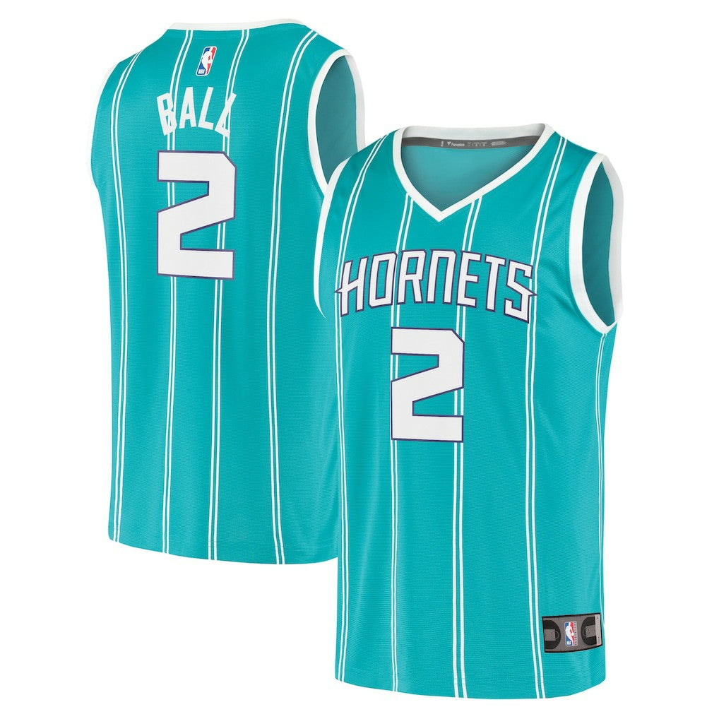 LaMelo Ball Charlotte Hornets Fast Break Replica Jersey Teal Icon Edition - NBA