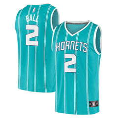 LaMelo Ball Charlotte Hornets Fast Break Replica Jersey Teal Icon Edition - NBA