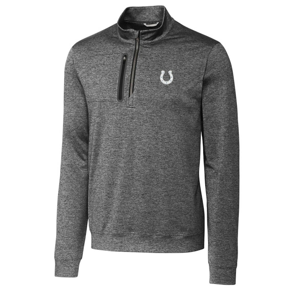 Indianapolis Colts Cutter & Buck Stealth Quarter-Zip Jacket Gray | NFL