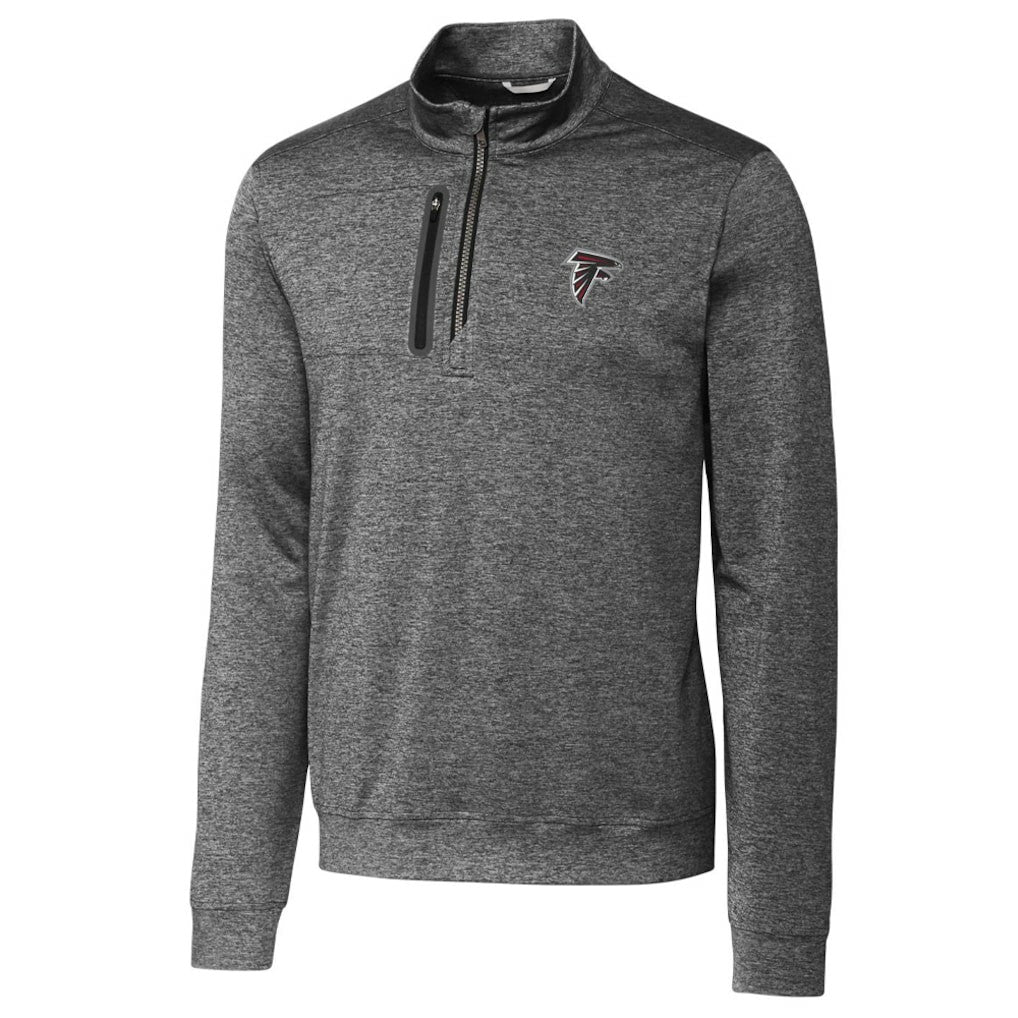 Atlanta Falcons Cutter & Buck Stealth Quarter-Zip Jacket Gray | NFL