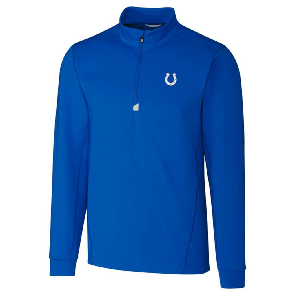 Indianapolis Colts Cutter & Buck Traverse Quarter-Zip Pullover Jacket Royal | NFL