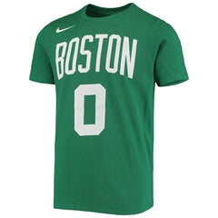 Jayson Tatum Boston Celtics Youth Logo Name & Number Performance T-Shirt Kelly Green - NBA