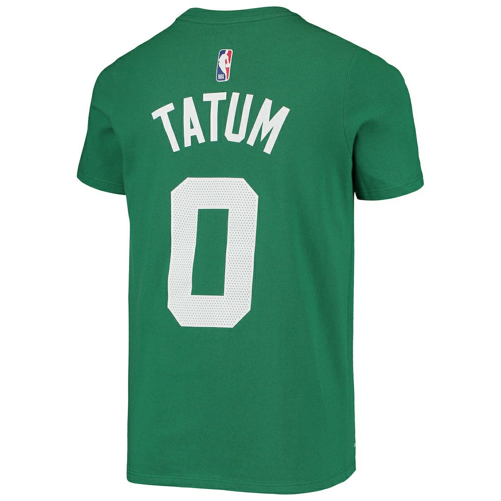 Jayson Tatum Boston Celtics Youth Logo Name & Number Performance T-Shirt Kelly Green - NBA