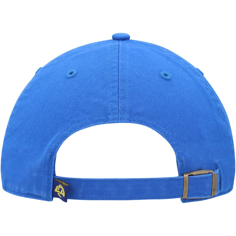 Los Angeles Rams '47 Clean Up Primary Logo Adjustable Hat Royal | 47 brand