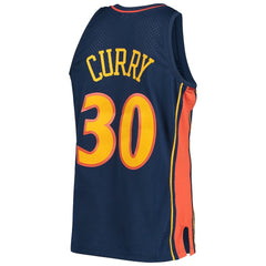 Stephen Curry Golden State Warriors Hardwood Classics Swingman Jersey Navy - NBA