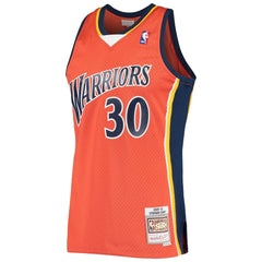 Stephen Curry Golden State Warriors Hardwood Classics Swingman Jersey Orange - NBA