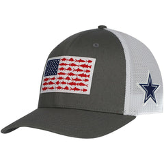 Dallas Cowboys PFG Fish Flag Flex Hat Gray | Columbia