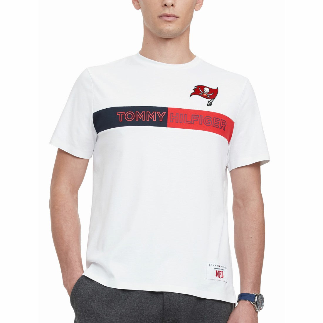 Tampa Bay Buccaneers Tommy Hilfiger Core T-Shirt White | NFL