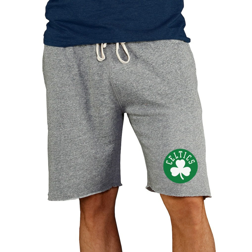 Boston Celtics Concepts Sport Mainstream Terry Shorts Gray - NBA
