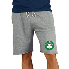 Boston Celtics Concepts Sport Mainstream Terry Shorts Gray - NBA