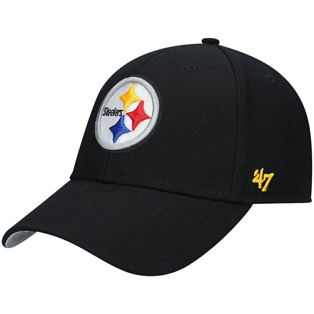 Pittsburgh Steelers '47 MVP Adjustable Hat Black | 47 brand