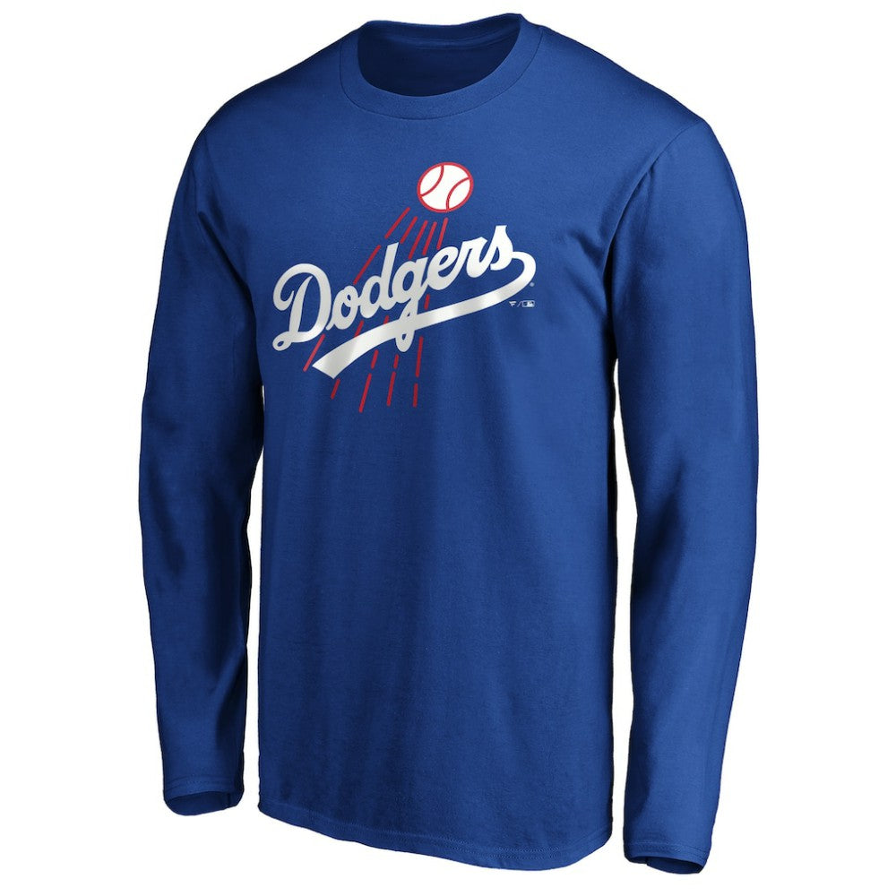 Los Angeles Dodgers Cooperstown Collection Huntington Logo Long Sleeve T-Shirt - MLB