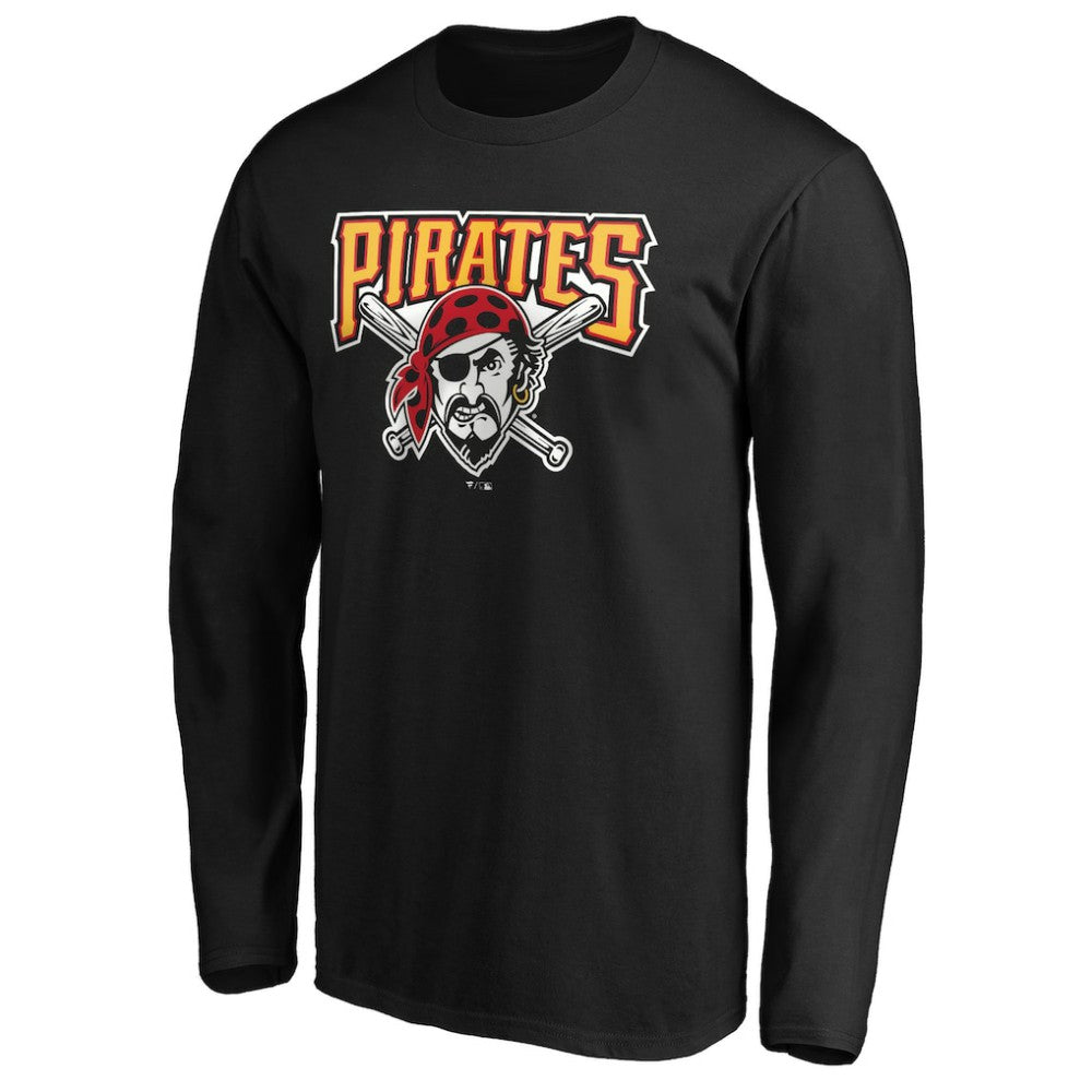 Pittsburgh Pirates Cooperstown Collection Huntington Logo Long Sleeve T-Shirt - MLB