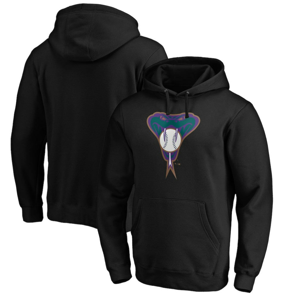 Arizona Diamondbacks Cooperstown Collection Huntington Logo Fitted Pullover Hoodie - MLB