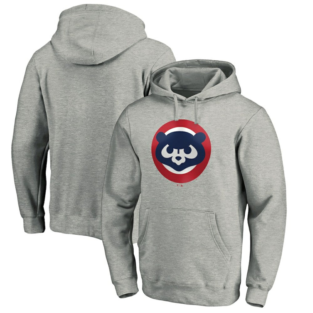 Chicago Cubs Cooperstown Collection Huntington Logo Fitted Pullover Hoodie - MLB