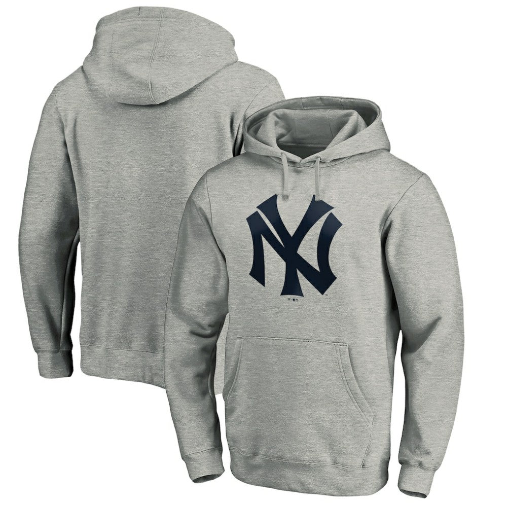 New York Yankees Cooperstown Collection Huntington Logo Fitted Pullover Hoodie - MLB